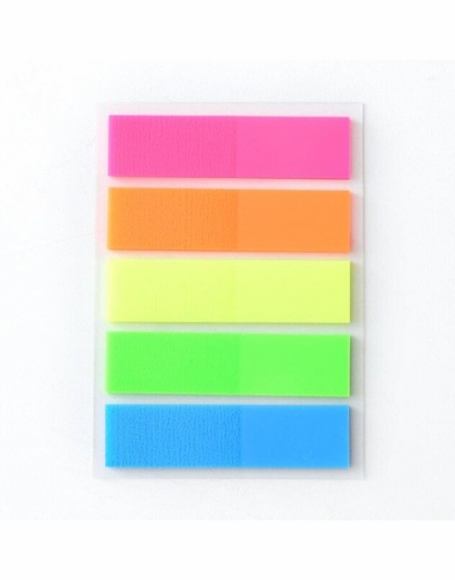 Świeże Rainbow kolor Memo Pad karteczki Memo Notebook biurowe Papelaria Escolar szkolne