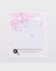 Świeże Cherry Sakura naturalne Memo Pad karteczki samoprzylepne zakupy lista kontrolna Escolar Papelaria School Supply etykiety