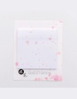 Świeże Cherry Sakura naturalne Memo Pad karteczki samoprzylepne zakupy lista kontrolna Escolar Papelaria School Supply etykiety