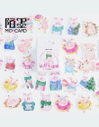 45 sztuk/zestaw kawaii Memo pad powieść cute zwierząt koty wzór pamiętnik naklejki planner dekoracje biurowe szkolne materiały b