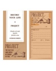 Projekt podróży Plan życia Memo Pad nuty podróż Planner Agenda lista rzeczy Do zrobienia szkolne materiały biurowe