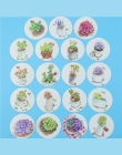 40 sztuk/partia soczyste Mini etykiety naklejki zestaw dekoracji Diy notes na spirali Scrapbooking pieczęć naklejki Kawaii biuro