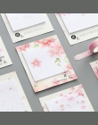 Świeże Cherry Sakura naturalne Memo Pad karteczki samoprzylepne zakupy lista kontrolna Escolar Papelaria School Supply etykiety