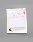 Świeże Cherry Sakura naturalne Memo Pad karteczki samoprzylepne zakupy lista kontrolna Escolar Papelaria School Supply etykiety