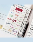 8 arkuszy Kawaii naklejki Diary naklejki naklejki Planner/sticky Notes/papeleria/artykuły piśmiennicze notatniki