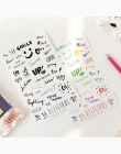 8 arkuszy Kawaii naklejki Diary naklejki naklejki Planner/sticky Notes/papeleria/artykuły piśmiennicze notatniki