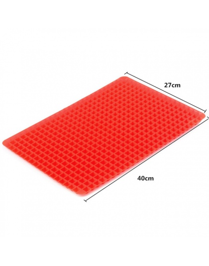 40x27 cm piramidy pieczenia Pan 4 kolor Nonstick silikonowe formy do pieczenia podkładki maty mata do pieczenia piekarnik arkusz