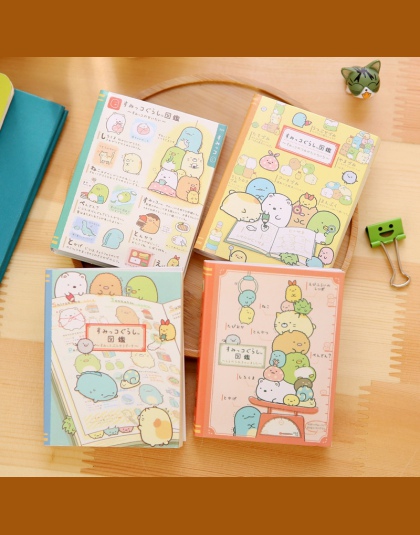 Śliczne Sumikko Gurashi 4 składane Memo Pad N razy karteczki samoprzylepne notatnik notatnik zakładka prezent papiernicze