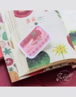 Kawaii Memo Pad mleko truskawkowe/owoce w puszkach/napoje samoprzylepne notatki rolka do czyszczenia ubrań Planner naklejki nota