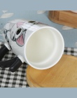 600 ml Cute Cat ceramika kawy kubek z pokrywką duża pojemność zwierząt kubki kreatywny Drinkware kawy kubki herbaty nowości na p