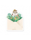 Śliczne zwierzęta królik błogosławieństwo wklej memo pad terminarz sticky karteczki do notowania naklejki kawaii biurowe papelar