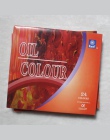 Profesjonalna marka farba olejna na płótnie Pigment Art Supplies farby akrylowe każda rura rysunek 12 ML 24 kolory zestaw
