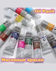 Kolory olejów farby dobrze akcesoria do malowania 12 kolorów 6 ML rury oferta 1 szczotka do za darmo