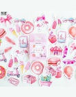DIY Mohamm pudełko śliczne naklejki Scrapbooking etykiety japoński koreański pamiętnik papieru podróży Lifelog dziewczyna różowy
