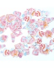 70 sztuk/paczka Kawaii naklejki romantyczne małe naklejki malowane akwarela pamiętnik zdjęcie dekoracyjne naklejki