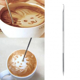 Przydatna stal nierdzewna Barista Cappuccino Latte ekspres do kawy Espresso dekorowanie Pen sztuki gospodarstwa domowego kuchnia