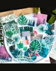 60 sztuka/paczka Vintage brązujący czaszka kwiaty roślin kaktus wykres bajki tropikalnym klimatem naklejki DIY Scrapbooking nakl