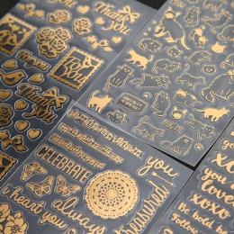 Golding Twinkle codziennie dekoracyjne naklejki Washi naklejki Scrapbooking kij etykieta pamiętnik papeterii Album naklejki