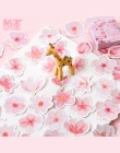 45 sztuk/paczka wiśnia Sakura słowa Bullet Journal naklejki dekoracyjne naklejki samoprzylepne DIY dekoracje pamiętnik papeterii
