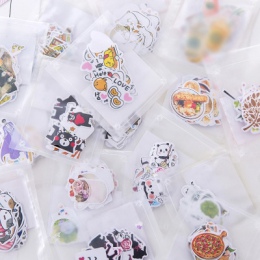 Japoński śliczne Sailor Moon Panda roślin pamiętnik papieru żywności naklejki płatki Scrapbooking papiernicze artykuły szkolne