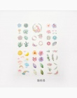 6 sztuk kreatywny Kawaii zwierząt soczyste rośliny rolka do czyszczenia ubrań śliczne dekoracyjne naklejki do pamiętnika Album f