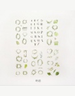 6 sztuk kreatywny Kawaii zwierząt soczyste rośliny rolka do czyszczenia ubrań śliczne dekoracyjne naklejki do pamiętnika Album f