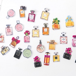 Mini perfumy naklejki papierowe śliczne zwierząt kot dekoracje DIY pamiętnik Scrapbooking naklejki na etykiety biurowe prezent s