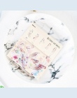 40 sztuk/partia orzeźwiające kwiat mini dekoracja z naklejek papierowych naklejki DIY album pamiętnik etykiety scrapbooking nakl