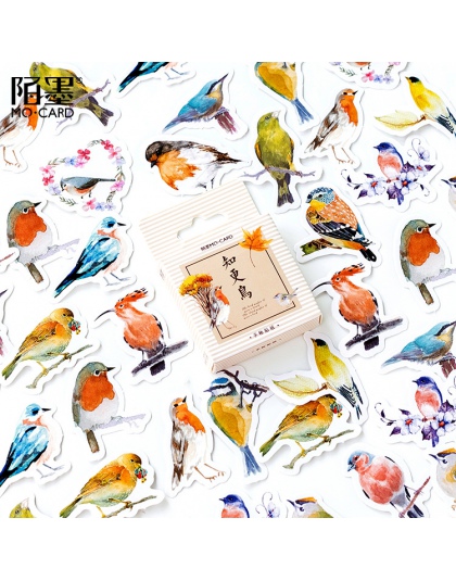 Robins ptaki dekoracyjne naklejki naklejki samoprzylepne DIY dekoracje pamiętnik papeterii naklejki dla dzieci prezent