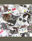 45 sztuk/partia Cute Cat szef Mini dekoracja z naklejek papierowych album DIY pamiętnik etykiety Scrapbooking naklejki Kawaii bi