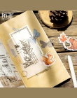Mohamm pudełko dzienniku japoński papier upadek wiewiórka stacjonarne małe dzienniczek podróżny naklejki Scrapbooking płatki