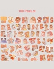 100 sztuk/partia Cute cartoon jednorożec dziewczyna dekoracja z naklejek papierowych album DIY pamiętnik etykiety scrapbooking n