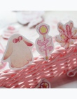 Śliczne Flamingo naklejki dekoracyjne pamiętnik papier do etykiet naklejki pakiet DIY naklejki dla dzieci prezent szkolne escola