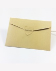 100 sztuk/partia w stylu Vintage romantyczna ozdoba w kształcie serca papier pakowy naklejka uszczelniająca do pakowania prezent