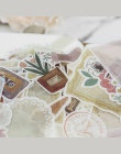 64 sztuk/pac kawy mówić papieru naklejki dekoracyjne naklejki DIY Scrapbooking idealny do planowanie pamiętnik Album naklejki Es