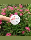 120 sztuk/partia Flamingo okrągły "dziękuję" naklejka uszczelniająca pieczęć etykieta DIY pudełko do pakowania papieru naklejki 