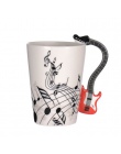 Hurtownie gitara kubek ceramiczny osobowość muzyka uwaga mleka sok z cytryny kubek kawy i herbaty puchar szklanka biuro w domu w