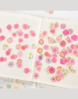 Japoński świeże kwiaty naklejki DIY dekoracyjne naklejki papiernicze Bullet Journals Scrapbooking DIY pamiętnik Album Stick