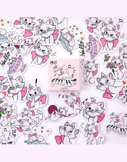 Maiden muzyki kotów Bullet Journal naklejki dekoracyjne naklejki samoprzylepne naklejki papiernicze naklejki DIY dekoracji pamię