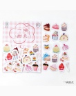 45 sztuk/partia japoński użytkownik podzielił się z nami mini dekoracja z naklejek papierowych DIY album pamiętnik etykiety scra