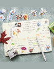 Śliczne Doraemon kwiat Retro plakaty Mini dekoracja z naklejek papierowych Diy album pamiętnik etykiety Scrapbooking naklejki Ka