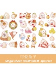 Cute Cartoon liść Memo pad naklejki wysłane It Kawaii planowanie Scrapbooking papiernicze naklejki Escolar szkolne