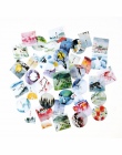 40 sztuk/paczka śliczne kreatywny rośliny sukulenty Mini dekoracja z naklejek papierowych Diy album pamiętnik Scrapbooking nakle