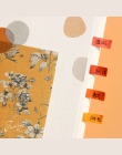 Nieregularne koło serii naklejki dekoracyjne naklejki samoprzylepne wielokrotnego zapisu naklejki DIY dekoracje pamiętnik papete