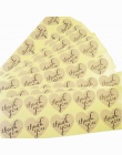 100 sztuk/partia w stylu Vintage "dziękuję" seria romantyczny serce Kraft Paper naklejki na ręcznie robione produkty wielofunkcy