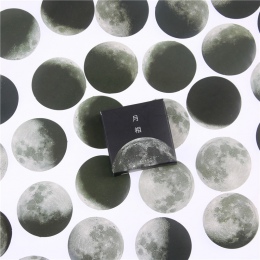 45 sztuk/pudło śliczne kreatywny księżyc Mini dekoracja z naklejek papierowych DIY album pamiętnik Scrapbooking naklejki etykiet