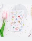 40 sztuk/partia Cute Cartoon dekoracyjne Diy pamiętnik naklejki Kawaii planowanie Scrapbooking lepkie artykuły papiernicze artyk