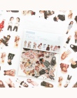 100 sztuk/paczka śliczne tektura naklejka kot dekoracje naklejka album DIY Scrapbooking Seal bullet journal Kawaii biurowe
