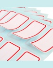 L04 72 sztuk/paczka biały naklejki samoprzylepne nazwa naklejki na etykiety szkolne materiały papiernicze szkolne materiały biur