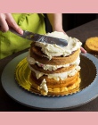Profesjonalne ze stali nierdzewnej ciasto szpatułka do lodów prosto wygięte lukier łopatka z drewnianą rączką masło ciasto łopat